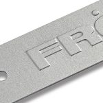 Embossed aluminium badges
