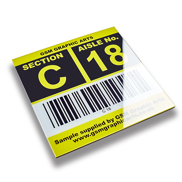 Multi part barcode labels