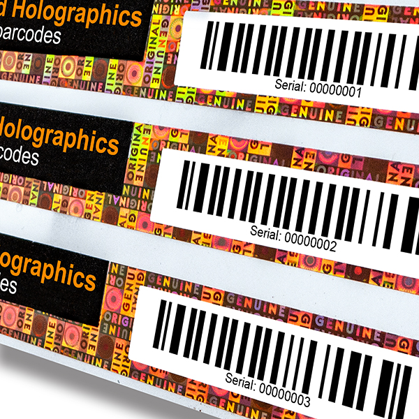 Security Labels & Equipment Stickers TamperProof & Holographic