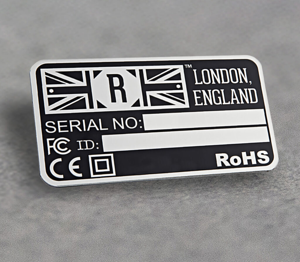 Aluminium labels