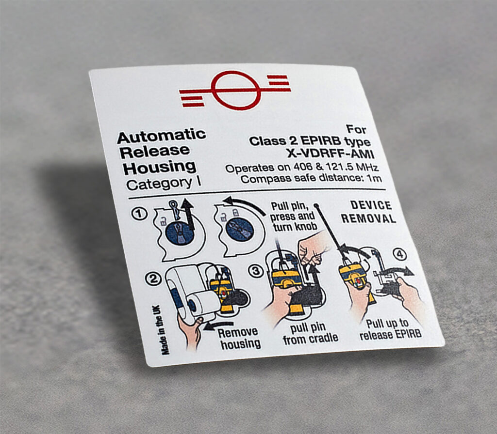 Underwater labels