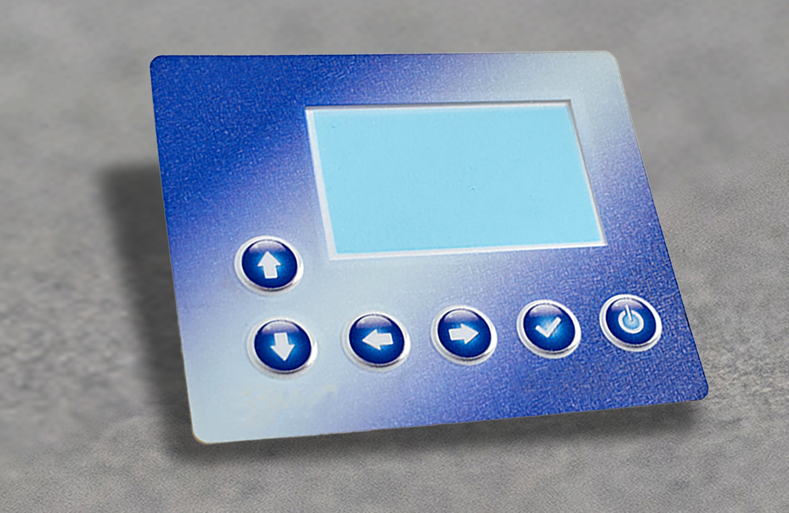 An example of a blue graphic overlay.