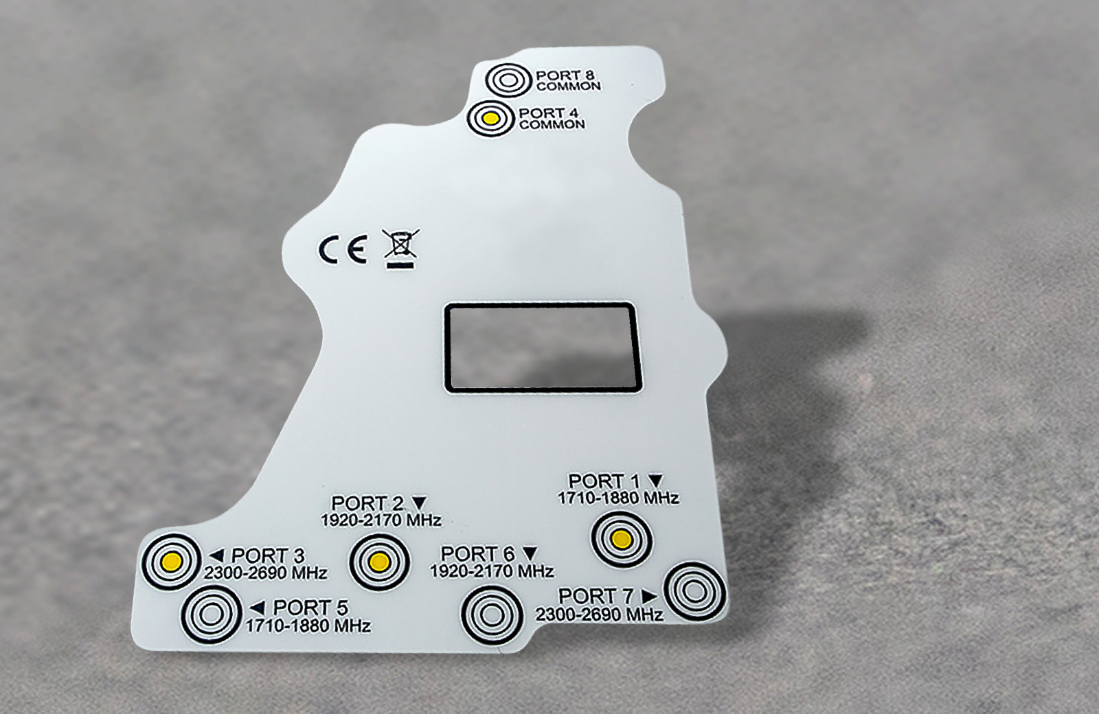 A bespoke, UV-resistant graphic overlay.